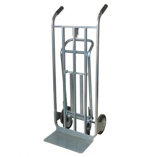 Carrello trasformabile professionale zincato 4 ruote