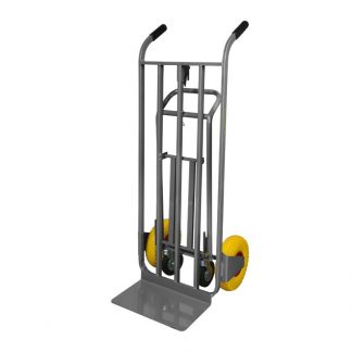 Carrello trasformabile professionale zincato ruote anti foratura