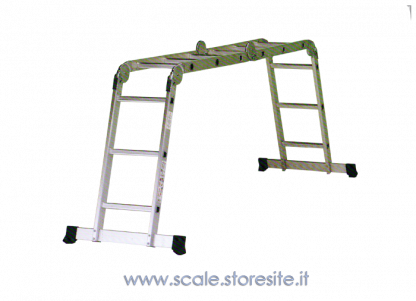 Scala in alluminio ARIANNA 4 x 3