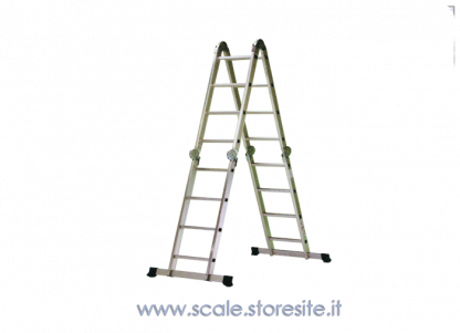 Scala in alluminio ARIANNA 4 x 3 misure