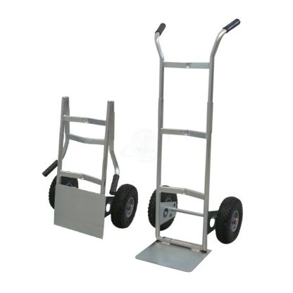 Carrello pieghevole zincato ruote anti foratura 009P-02