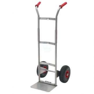 Carrello pieghevole inox ruote pneumatiche  009PLINOX