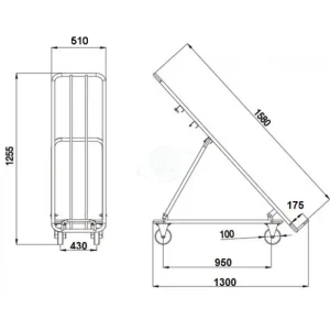 Espositore ortofrutta grande verniciato 141