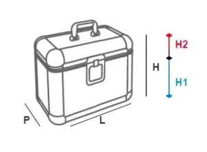 Misure bauletto alluminio