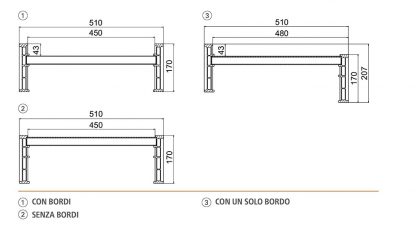 Rampe carico macchine operatrici carichi elevati M170 25/17